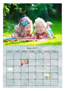 A4 Calendar 12 Months